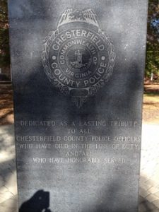 Chesterfield County Police Memorial