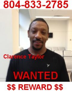 Wanted Clarence Taylor